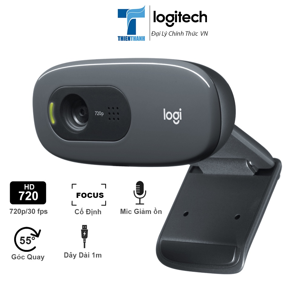 Webcam Logitech C270 HD Có Micro