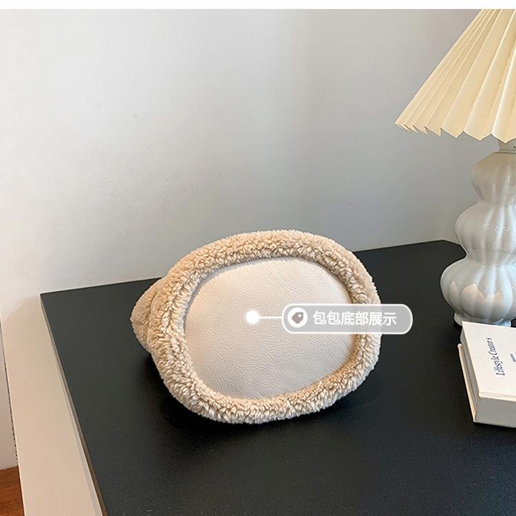 Túi Xách Tay Phối Lông Nhung Thời Trang Thu Đông Mới 2022