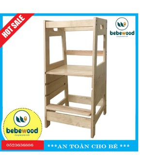 Ghế đứng bếp cho bé ⚡ an toàn, hiện đại ⚡ - ghế đứng bếp cho bé kitchen ladder - bebewood