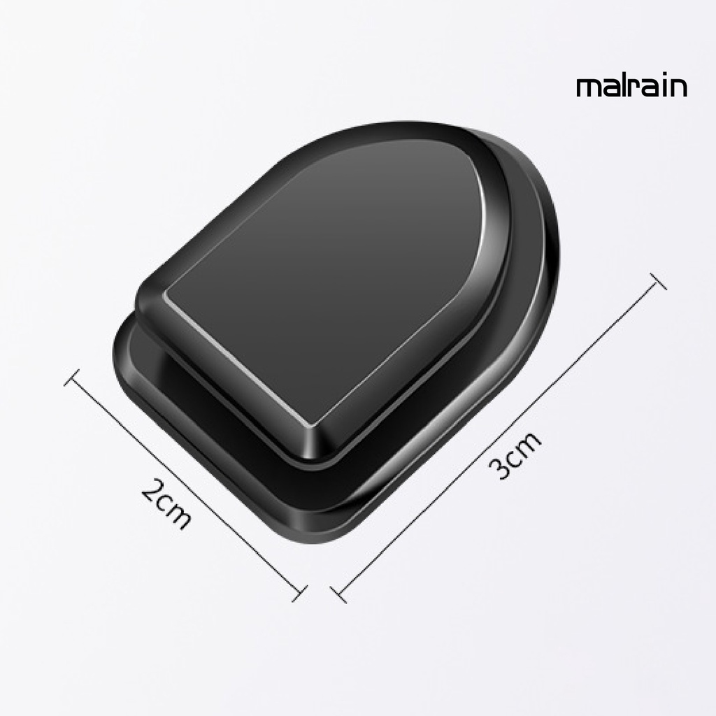Set 5 Móc Treo Chìa Khóa Cỡ Nhỏ Màu Đen Dễ Lắp Đặt Tiện Dụng Cho Gia Đình