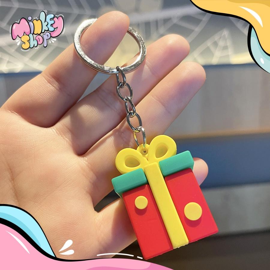 Móc Khoá Giáng Sinh Noel Dễ Thương Nhiều Mẫu Cute Phụ Kiện Túi Xách, Balo, Cặp Xách, Oto Đáng Yêu 02MKGS -Minkey