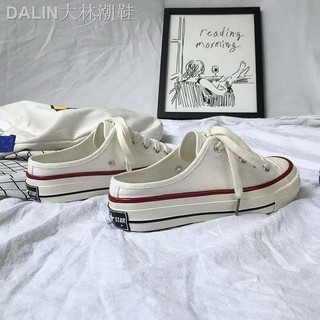 □giày lười vải canvas kiểu retro hàn quốc thời trang 2020 dễ phối đồ cho nữ