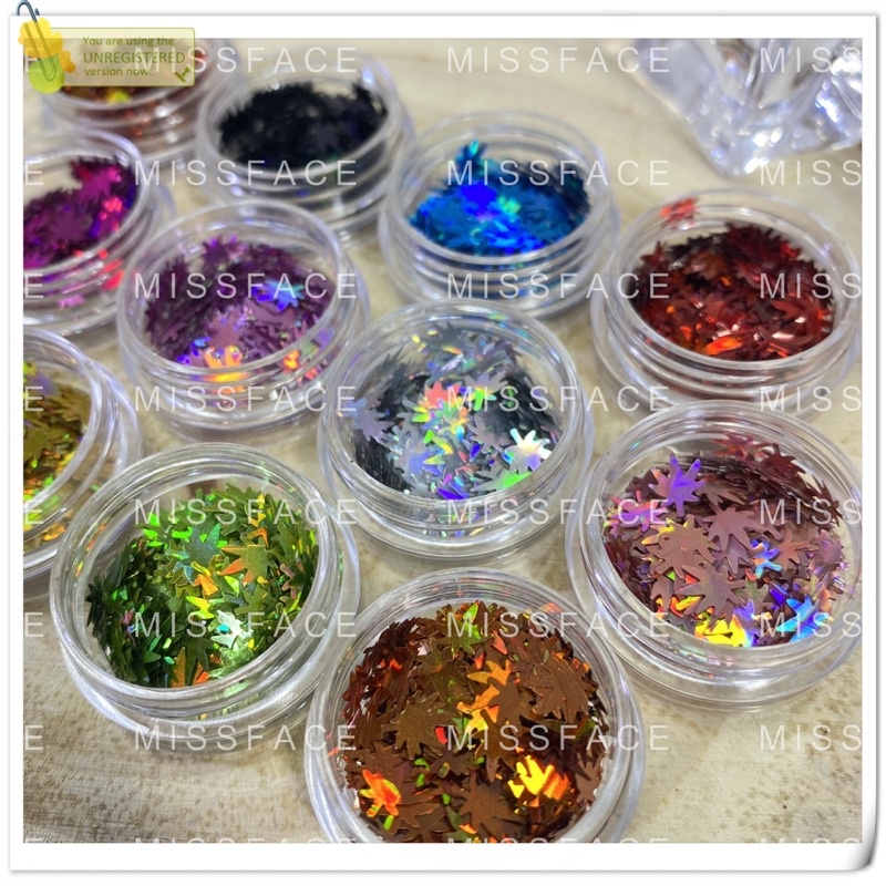 Sét lá phong set trang trí ẩn nail