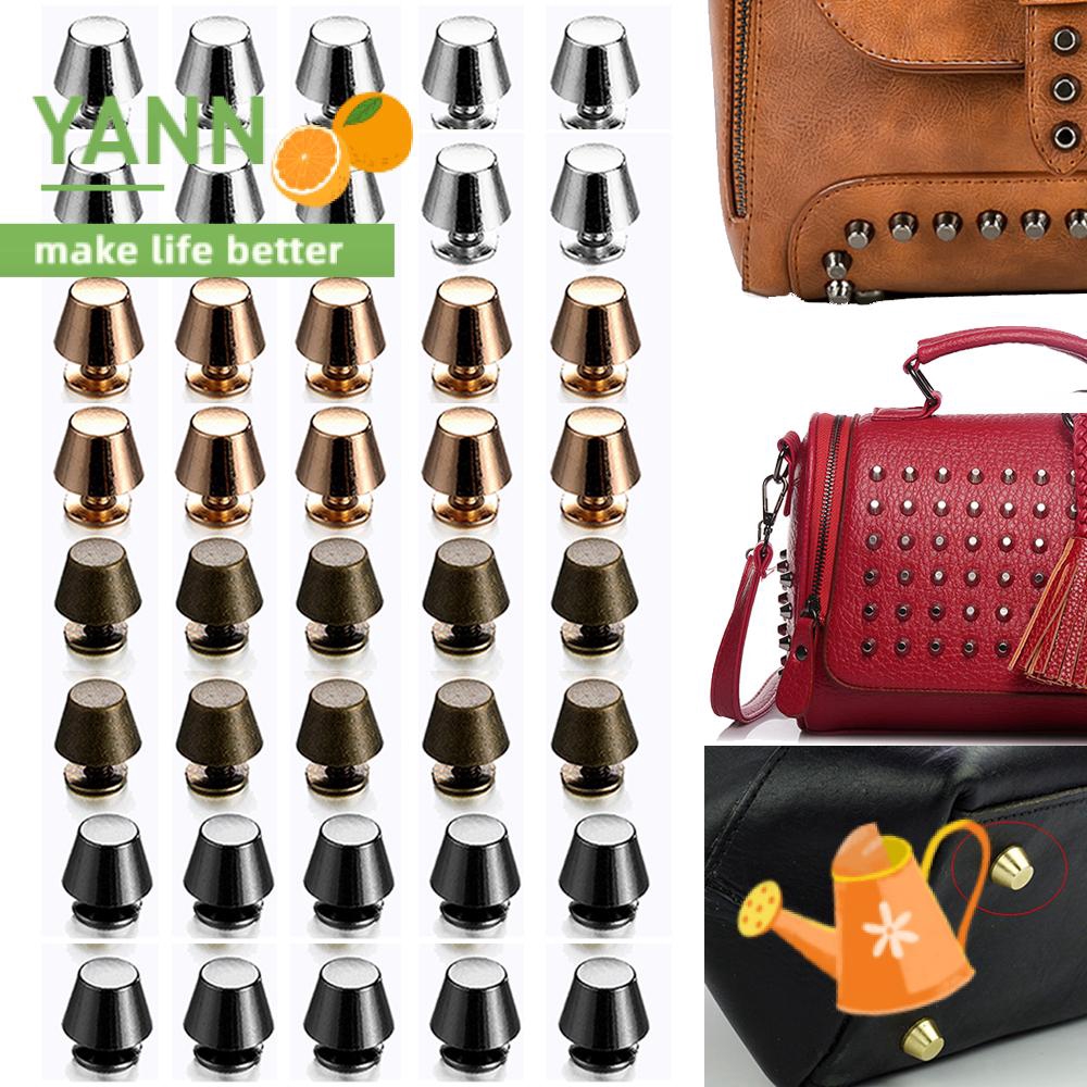 Bộ 10 Đinh Tán Kim Loại Cỡ 10/12mm Dùng Tự Trang Trí Túi Xách/Quần Áo