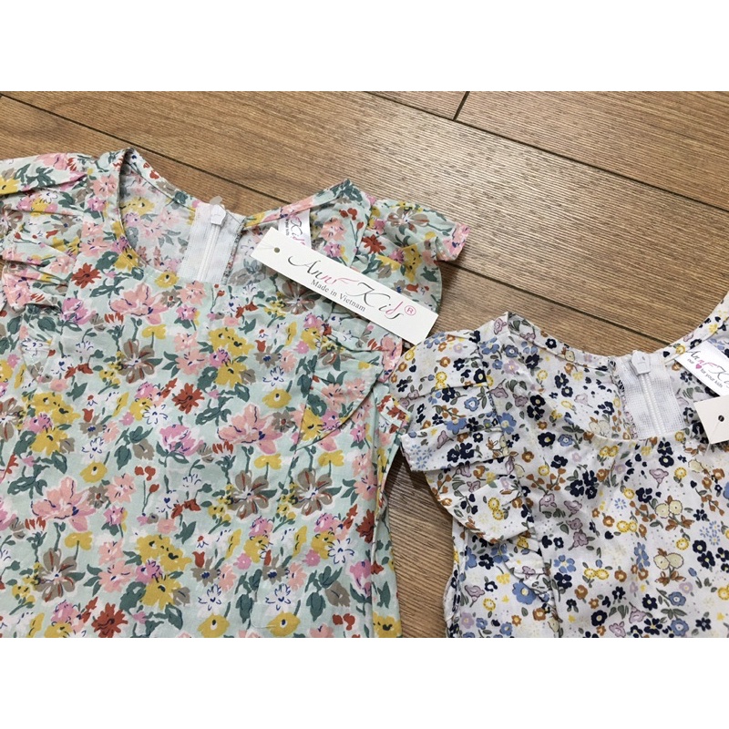 Váy hoa nhí Made in Việt Nam cho bé gái 2-11 tuổi