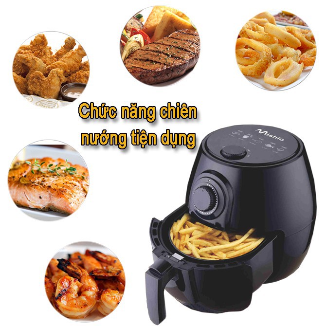 Nồi chiên không dầu Mishio