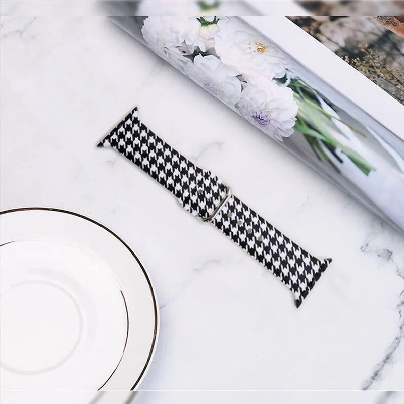 Dây đeo đồng hồ bằng Silicone 42mm 44mm cho Apple watch series 6 5 4 3 2 1 SE 38mm 40mm
