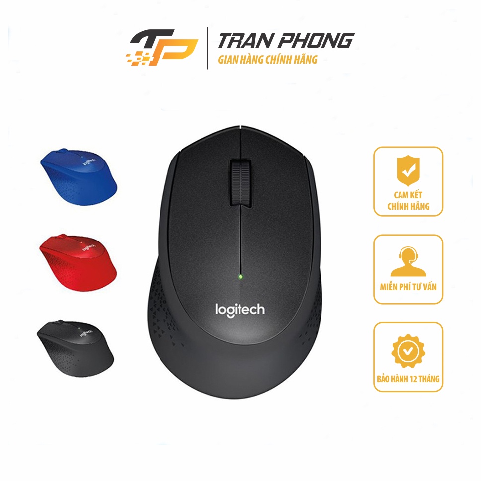 Chuột Không Dây Logitech M331 Silent - Bảo Hành 12 Tháng, Hàng Chính Hãng