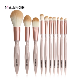 Bộ 10 cọ trang điểm maange đánh phấn má hồng và phấn mắt 140g