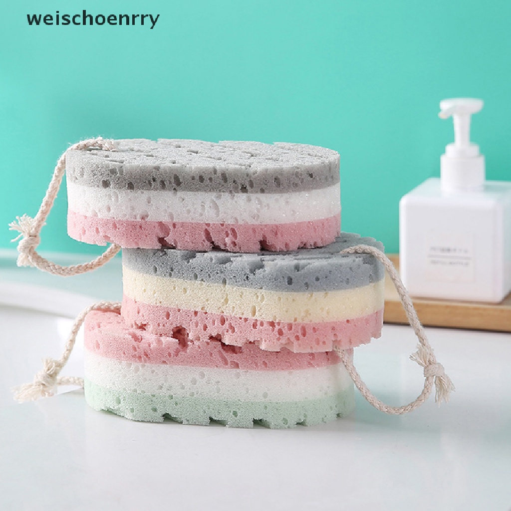 Bông Tắm Tạo Bọt Mềm Mại Mát Xa Da Tiện Dụng
