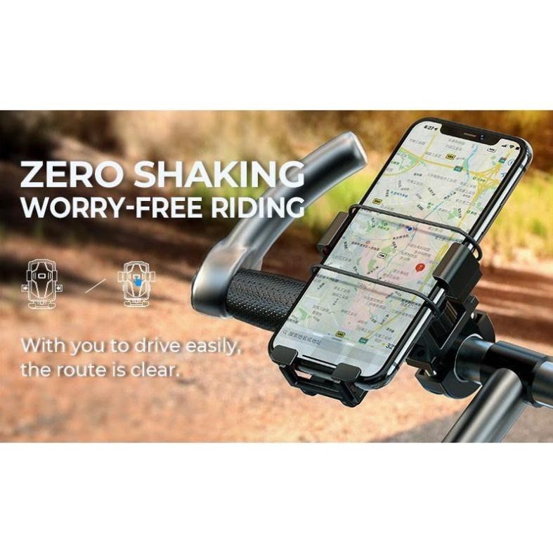 Giá đỡ điện thoại Hoco CA73, kẹp điện thoại gắn trên xe máy xe đạp hàng cao cấp chất lượng