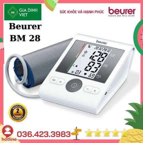 Máy đo huyết áp bắp tay - Beurer BM28