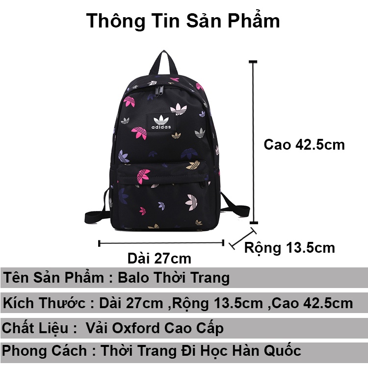 Balo nữ dễ thương thời trang đi học đẹp giá rẻ chất liệu vải cao cấp chống nước