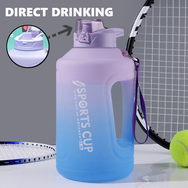 Bình Nước Thể Thao Dung Tích Lớn 1.5L / 2.3L / 3.8L Không Chứa BPA