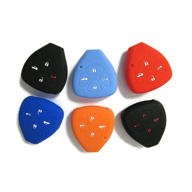 Vỏ Silicon Bảo Vệ Chìa Khóa Điều Khiển Từ Xa Cho Xe Hơi toyota altis camry 2007-2010 corolla hilux hilux auris vios yaris altis hilux vigo Fortune Giá Đỡ