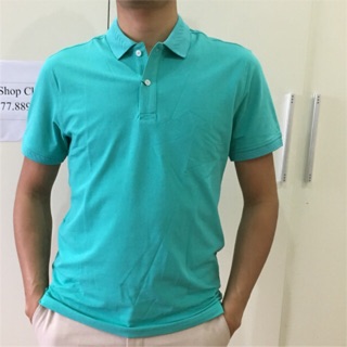 Áo polo nam aristino aps054s8 màu xanh aqua regular còn s