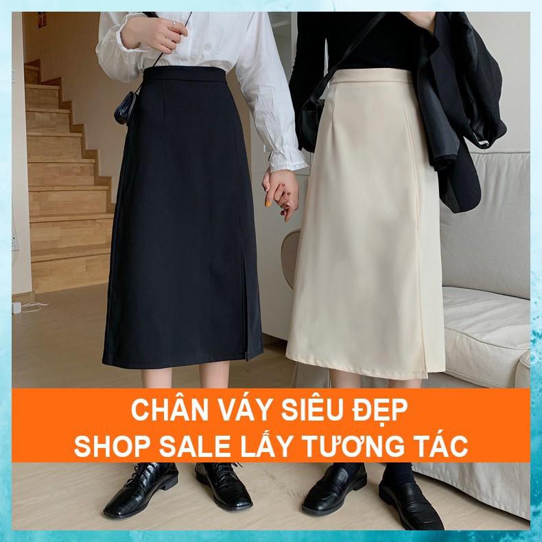 [FreeShip] Chân Váy Dài ulzzang Phong Cách Hàn Quốc, Chân Váy Chữ A Dài Xẻ Tà | BigBuy360 - bigbuy360.vn