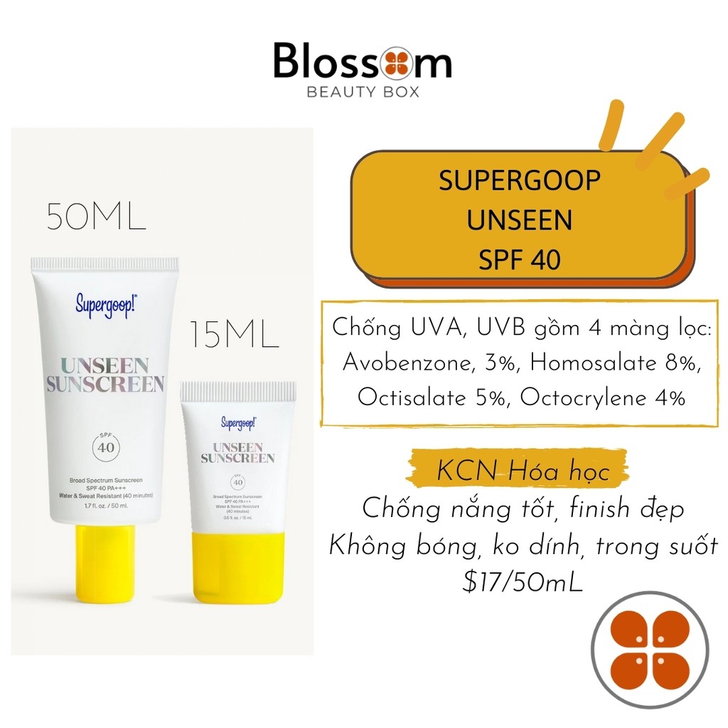 Set kem chống nắng Spf 50 Supergoop