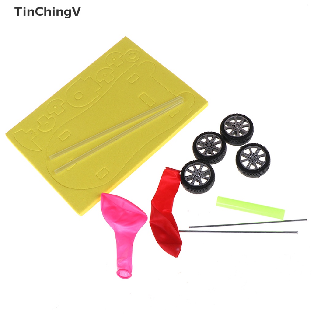 Mô Hình Xe Hơi Đồ Chơi Kèm Bong Bóng Giáo Dục Khoa Học Diy Cho Bé