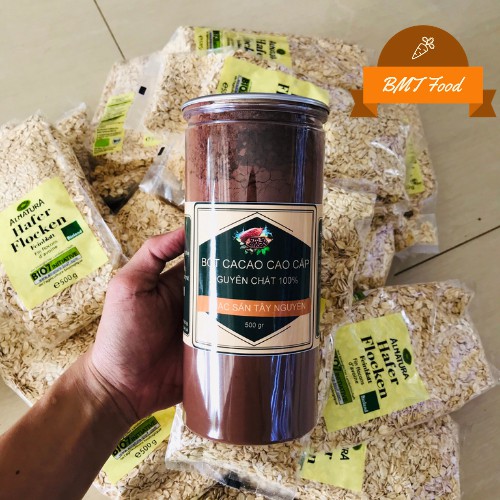 Cacao Nguyên Chất 100% Đăk Lăk Loại 1 - Bột Cacao Hộp 500g | BigBuy360 - bigbuy360.vn