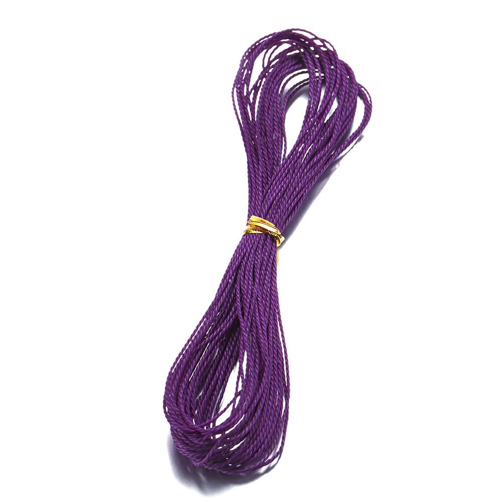 St.kunkka 10M 1mm Bông sáp nhiều màu Sợi dây bện Dây đeo tay Làm đồ trang sức