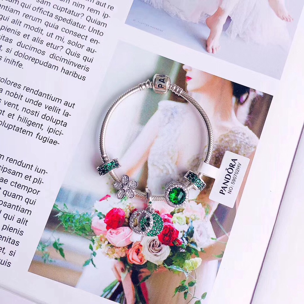 Pandora Charms Pandora Charms Vong Tay Bạc 925 Thời Trang Nữ Tinh Tại Nước Ngoai