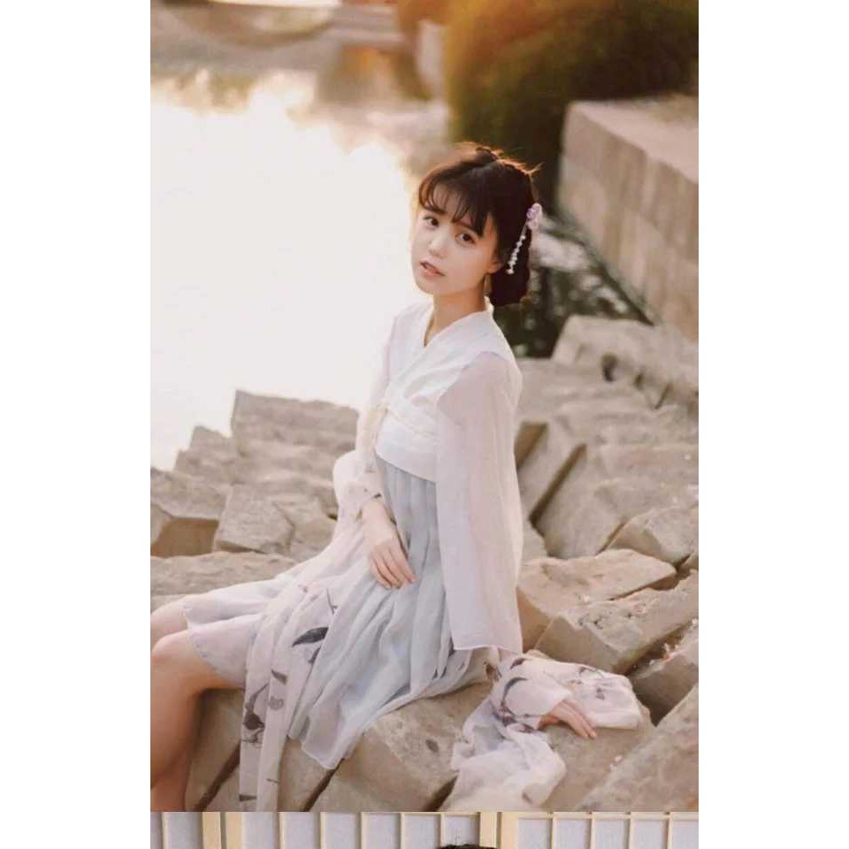 [HÀNG SẴN] Set Hán phục Hanfu cách tân ngắn/dài xinh xắn | BigBuy360 - bigbuy360.vn