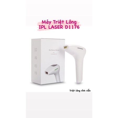 Máy triệt Lông Vĩnh Viễn Ipl Laser D1176 Mini Tại Nhà