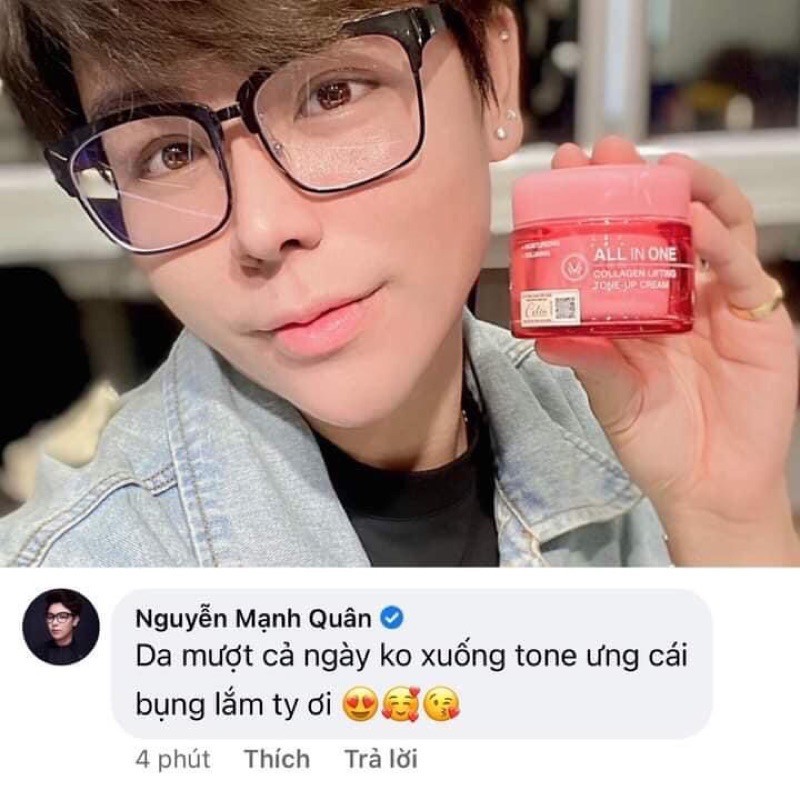 Kem Lót Nâng Tone ALL IN ONE Căng Bóng Da | BigBuy360 - bigbuy360.vn