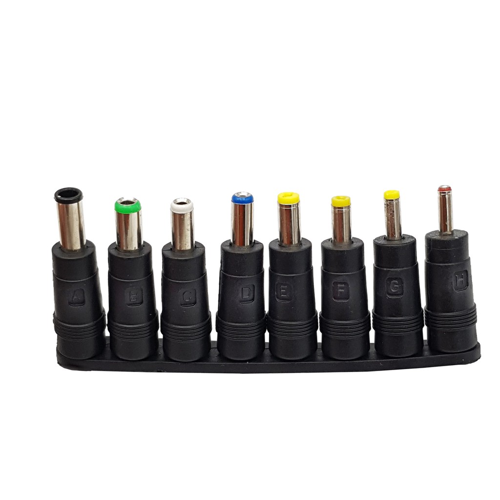 Bộ đầu chuyển đổi từ jack DC 5.5x2.1mm 8 đầu thẳng, 8 đầu vuông góc, 10 đầu thẳng