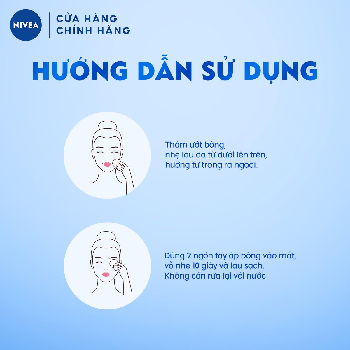 Nước Tẩy Trang NIVEA Làm Sáng Da Pearl White Micellar Water 400ml 84912