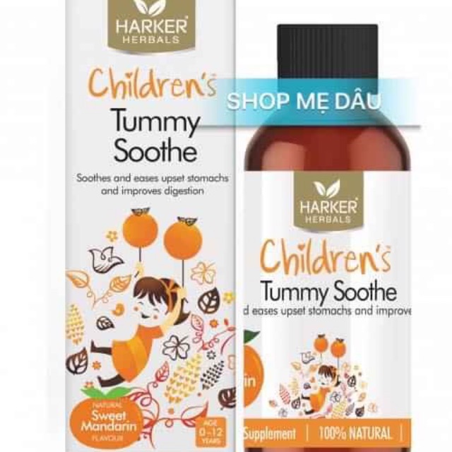 Siro dịu cơn đau dạ dày và cải thiện chức năng tiêu hoá Harker Herbals Children’s Tummy Soothe 150ml