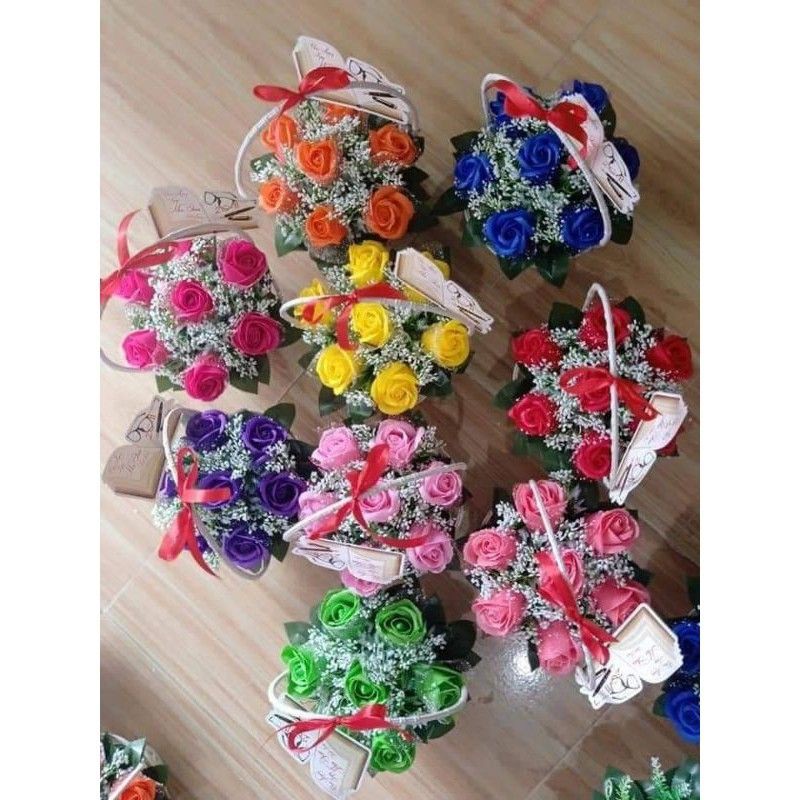 Giỏ nhựa cúc nhí combo 5 chiếc