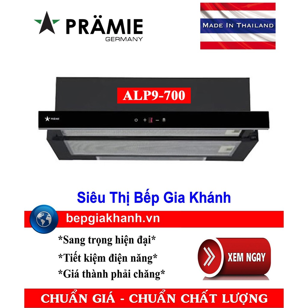 Máy hút mùi lắp âm tủ Pramie ALP9-700 nhập khẩu Thái Lan