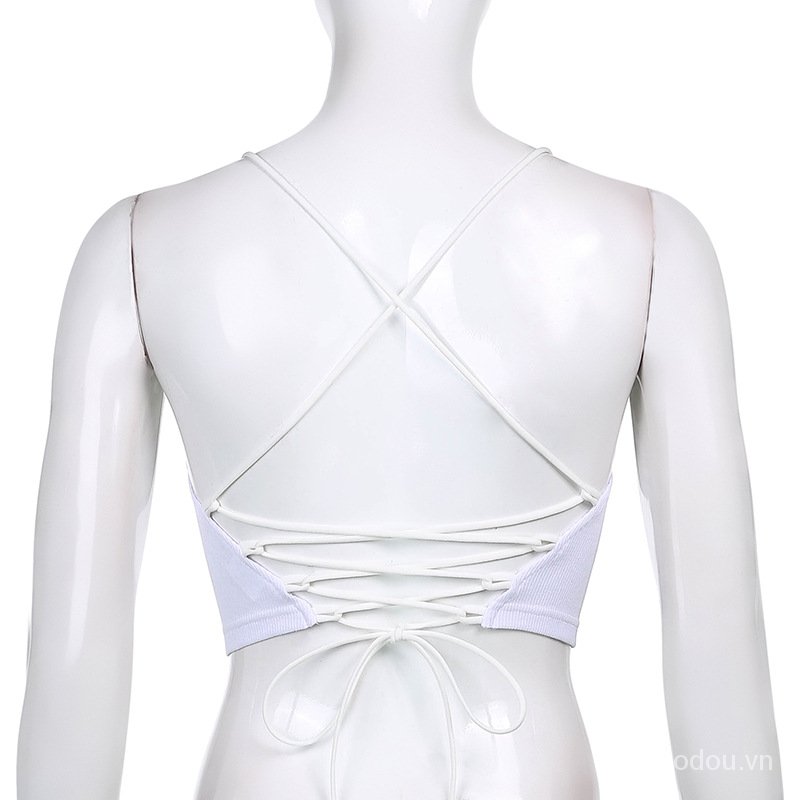 Áo Sát Nách Dây Mảnh Thiết Kế Hở Lưng Quyến Rũ
