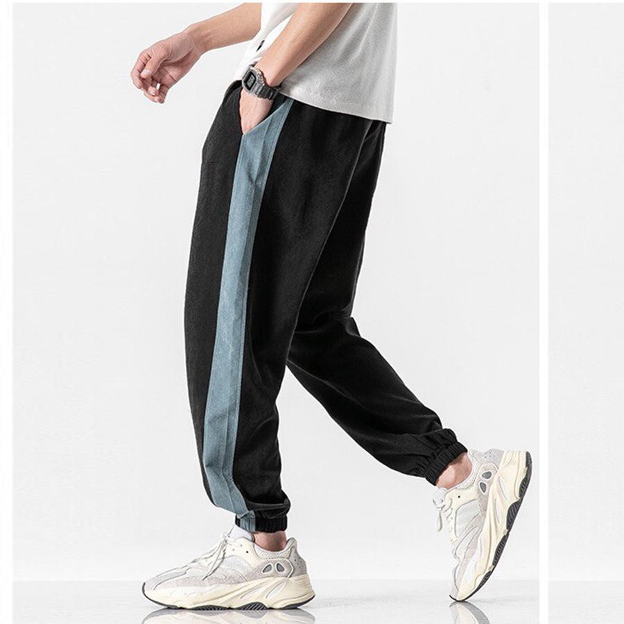 QUẦN JOGGER BASIC SỌC CHẤT DA LỘN KAT-UNISEX | BigBuy360 - bigbuy360.vn