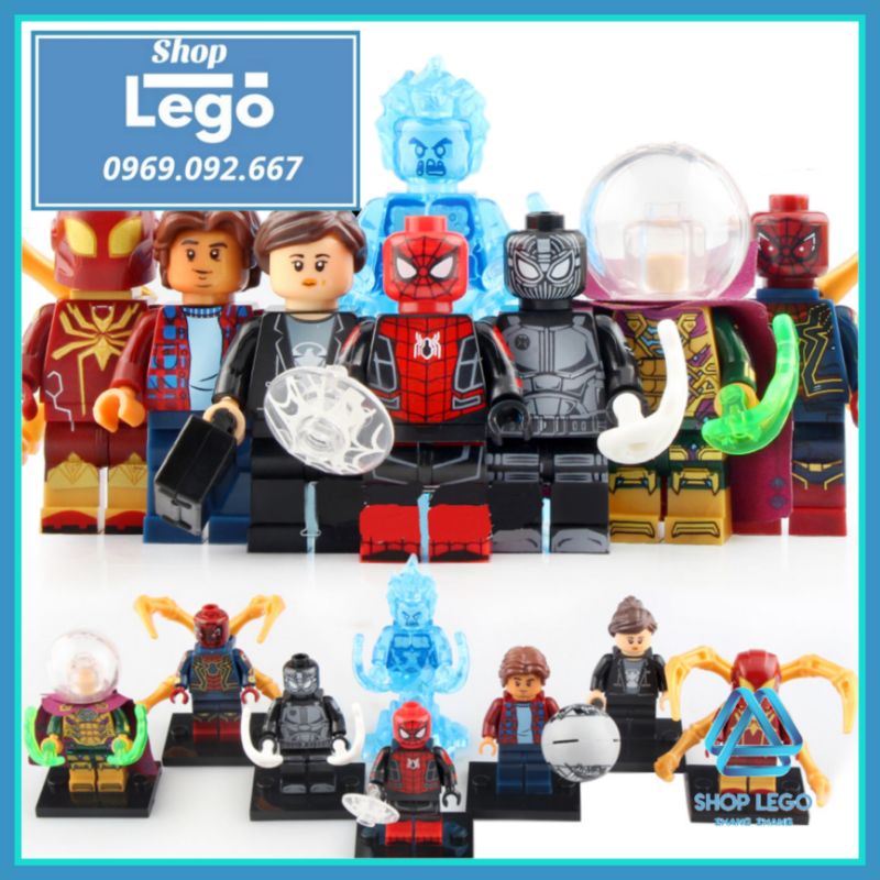 Xếp hình Lego Spider-Man : Far For Home Lego Minifigures Xinh X0266