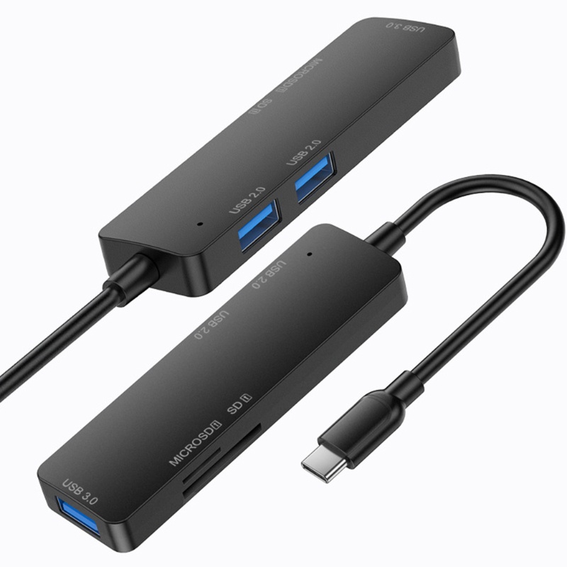 Bộ Chia 5 Cổng USB C / Type C Kèm Khe Đọc Thẻ SD / TF Cho Máy Tính USB3.0