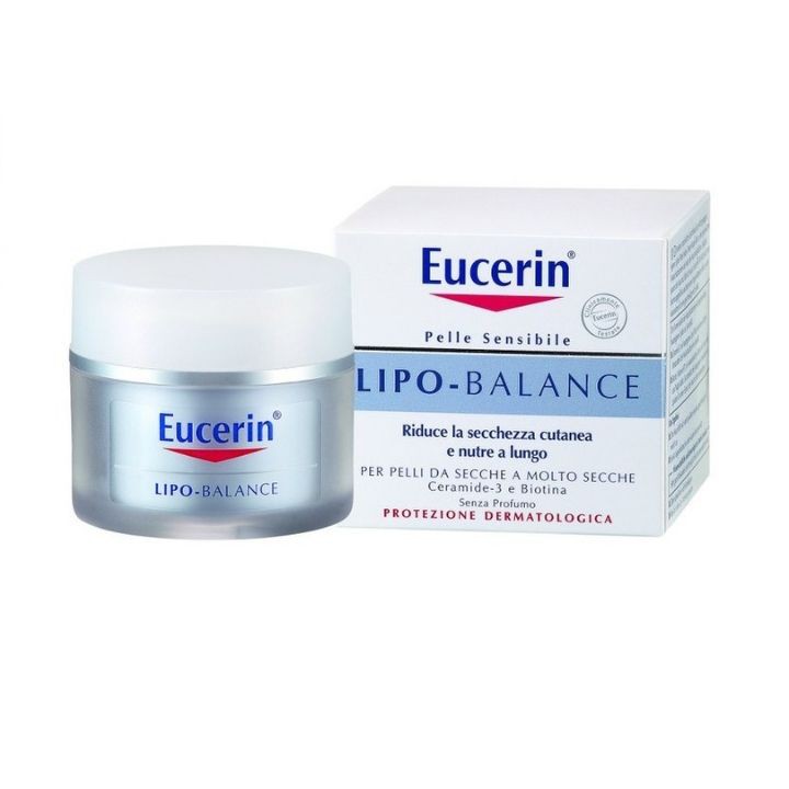 Kem dưỡng ẩm Eucerin Lipo Balance 50ml cho da nhạy cảm giúp hồi phục da freeship HCM