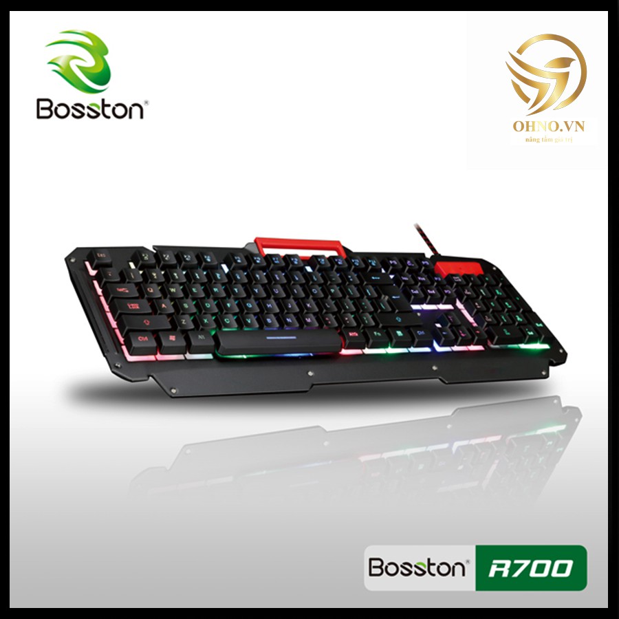 Bàn Phím Có Dây Gaming Bosston R700 Bàn Phím Máy Tính Chơi Game Đèn Led Giả Cơ - OHNO Việt Nam