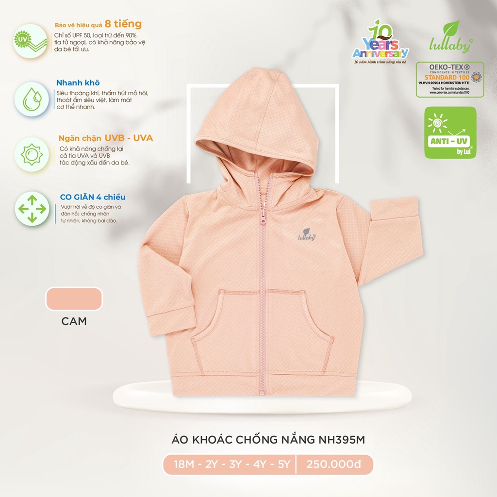 Áo khoác chống nắng đa năng cho bé từ 1-5 tuổi UALA ROGO 3809 3815