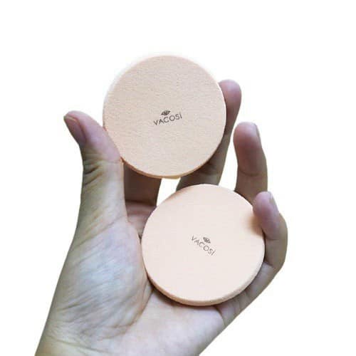 BP03 - Bông Phấn Vacosi Ướt Tròn Nhỏ