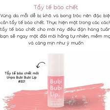 [Mẫu mới] Gel Sủi Cực Lành Tính, Làm Bong Tróc Da Chết, Siêu Mềm Môi Unpa Bubi Bubi Lip | BigBuy360 - bigbuy360.vn