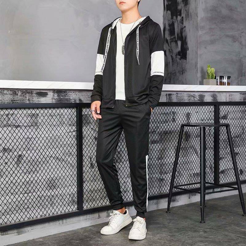 Bộ Áo Hoodie Tay Ngắn + Quần Short Thời Trang Mùa Hè 2020 Mới Mẻ Cho Bé Trai 10-15 Tuổi