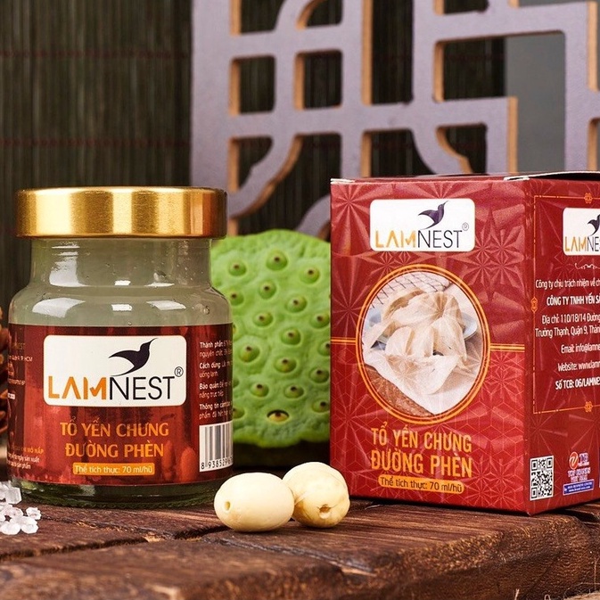 Combo 10 hũ Yến chưng sẵn 30% yến Lamnest- yensaocaocaplamnest