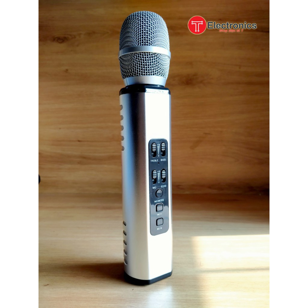 Micro Kèm Loa Bluetooth Hát Karaoke K6