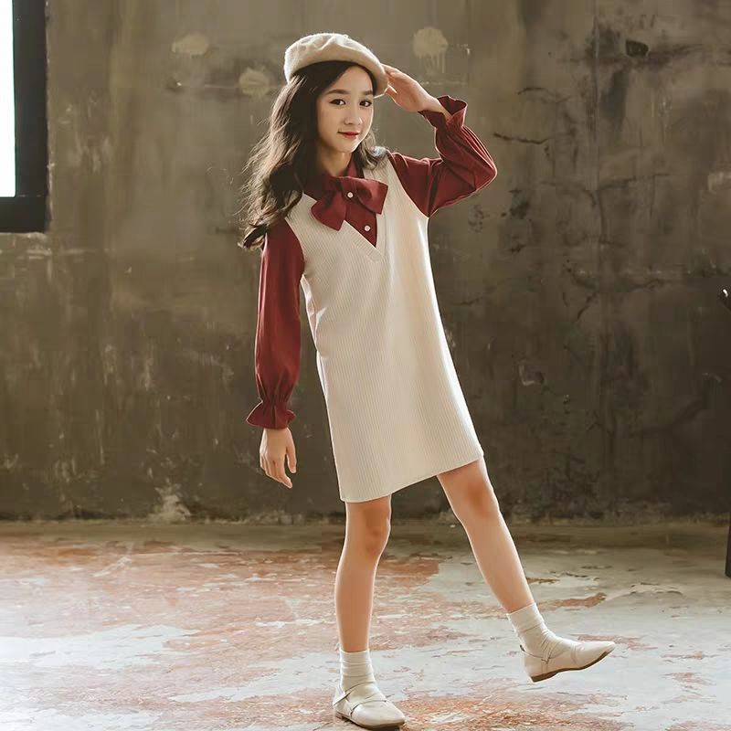 Đầm Công Chúa Tutu Màu Đỏ Thời Trang Hàn Quốc Cho Bé Gái Từ 3-4 - 5-6 - 7-8 - 9-10 - 11-12 Tuổi
