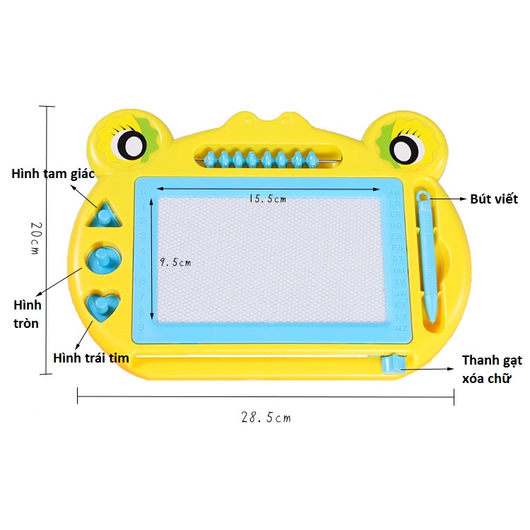 Bảng viết tự xóa thông minh cho bé tập viết và vẽ KB216006