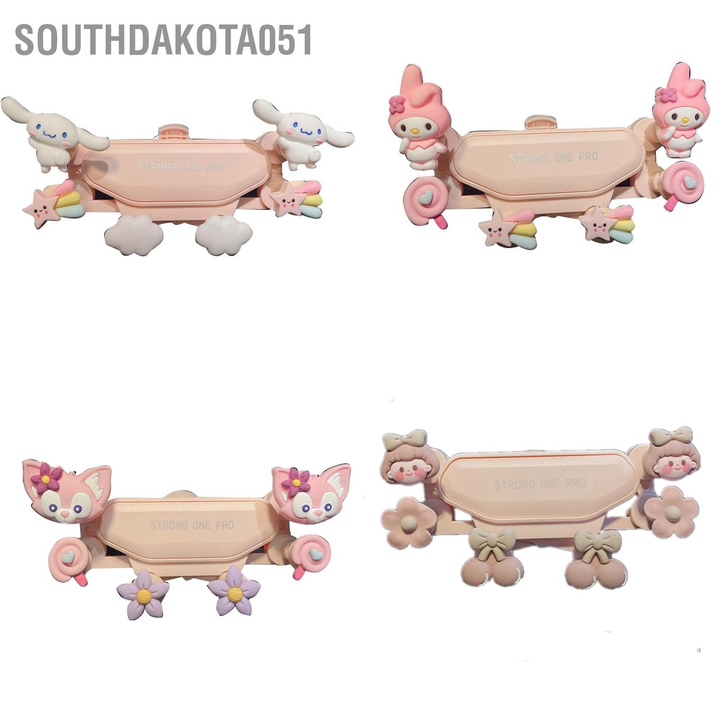 [Hàng HOT] Giá đỡ điện thoại Gắn cửa khe gió Điều Hòa Ô Tô Đa chức năng Phim hoạt hình dễ thương【Southdakota051】
