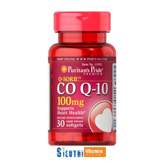 [CHÍNH HÃNG] Hỗ trợ sức khỏe tim mạch, điều hòa huyết áp, chống lão hóa Q-SORB Coenzyme Co-Q10 100 mg CoQ10 Co – Q 10